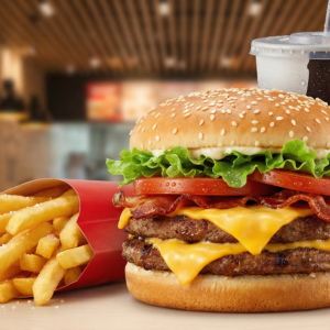 Classic Double Cheeseburger Meal